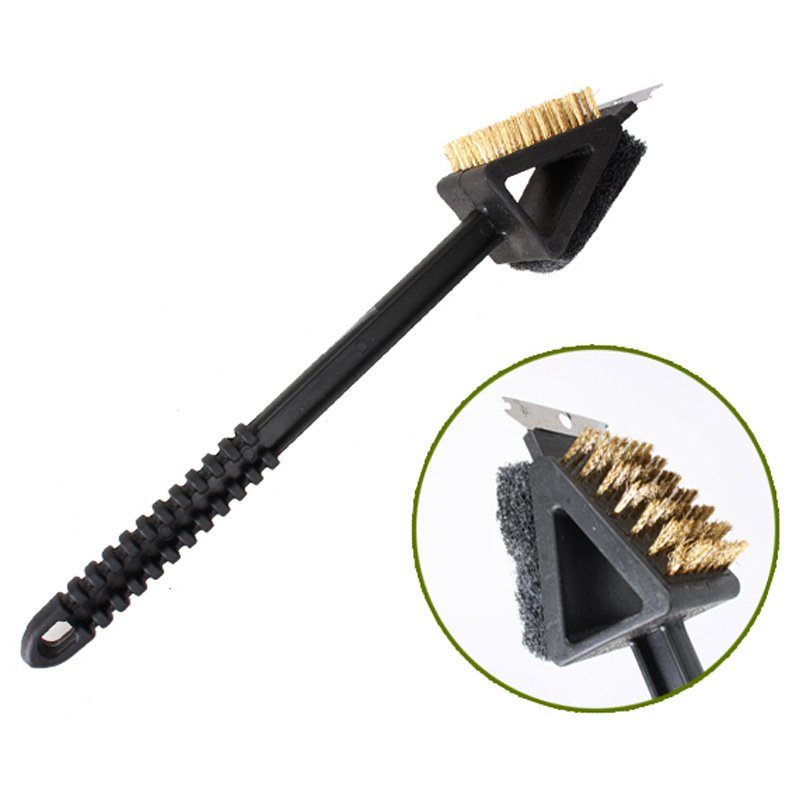 All In One Grill Scraper And Steel Brush Tool All In One Grill Scraper And Steel Brush Tool